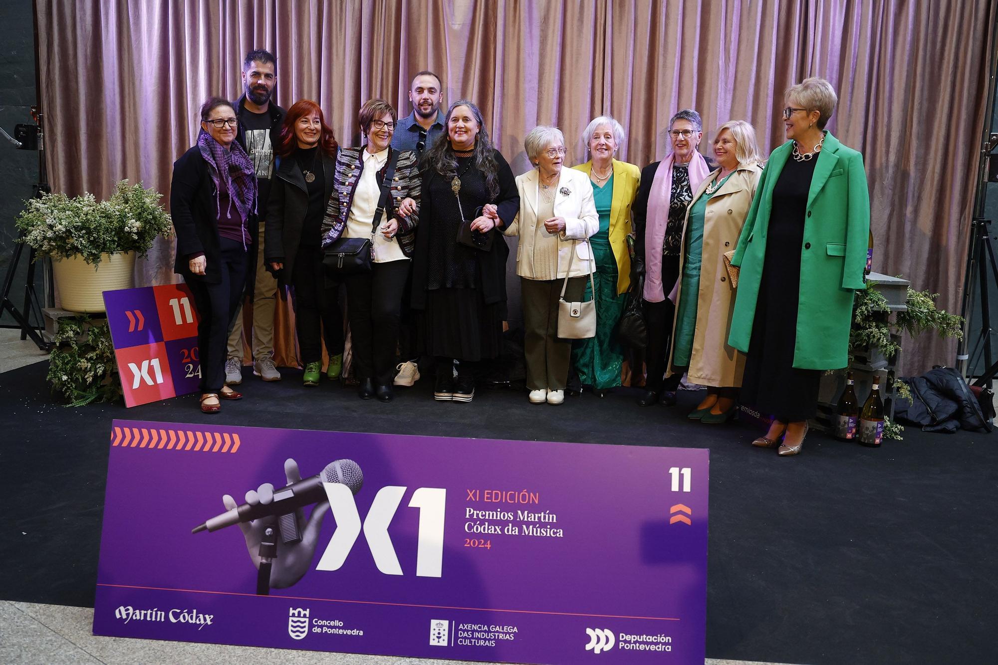 Pontevedra. Entrega de los premios de la música gallega Martín Códax.