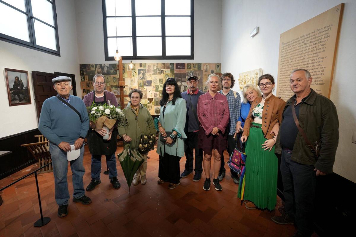 Córdoba. Ofenda floral a Julio Romero de Torres