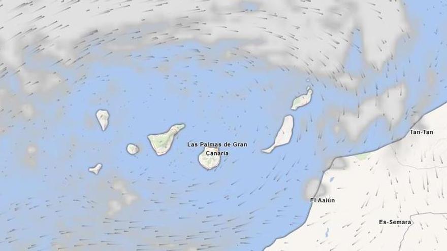 La Aemet avisa de cielos nubosos y lluvias débiles al amanecer en Canarias este domingo