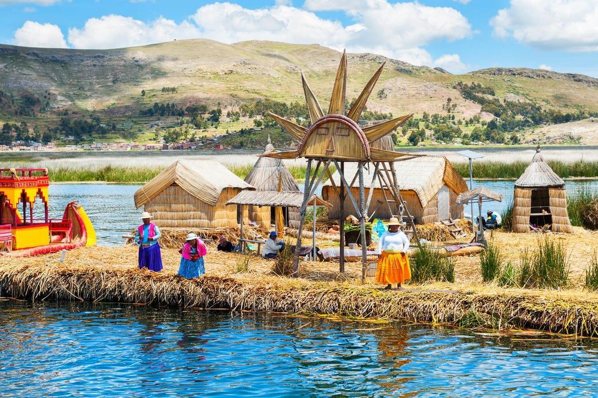 Islas de Uros, lago Titicaca