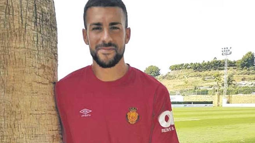 Dani Rodríguez, tras el entrenamiento que realizó ayer el equipo