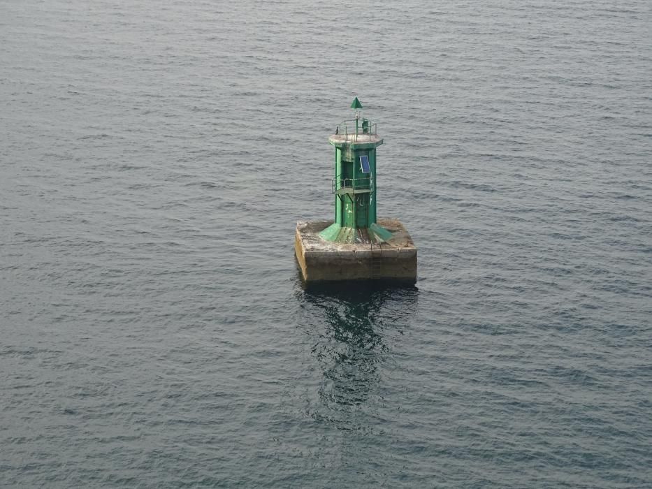 Gijón desde el aire y en cuarentena