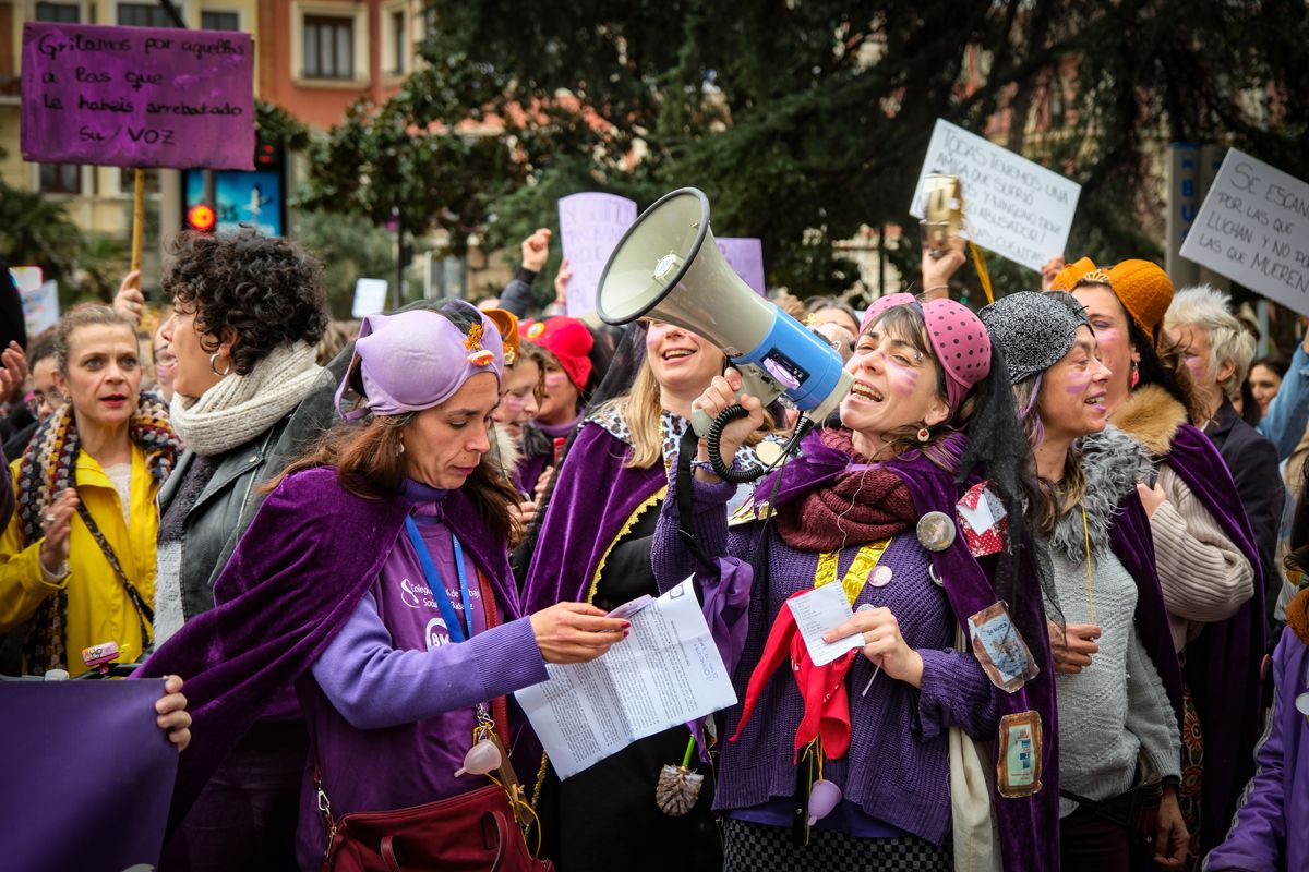 Así se ha desarrollado el 8M en Extremadura