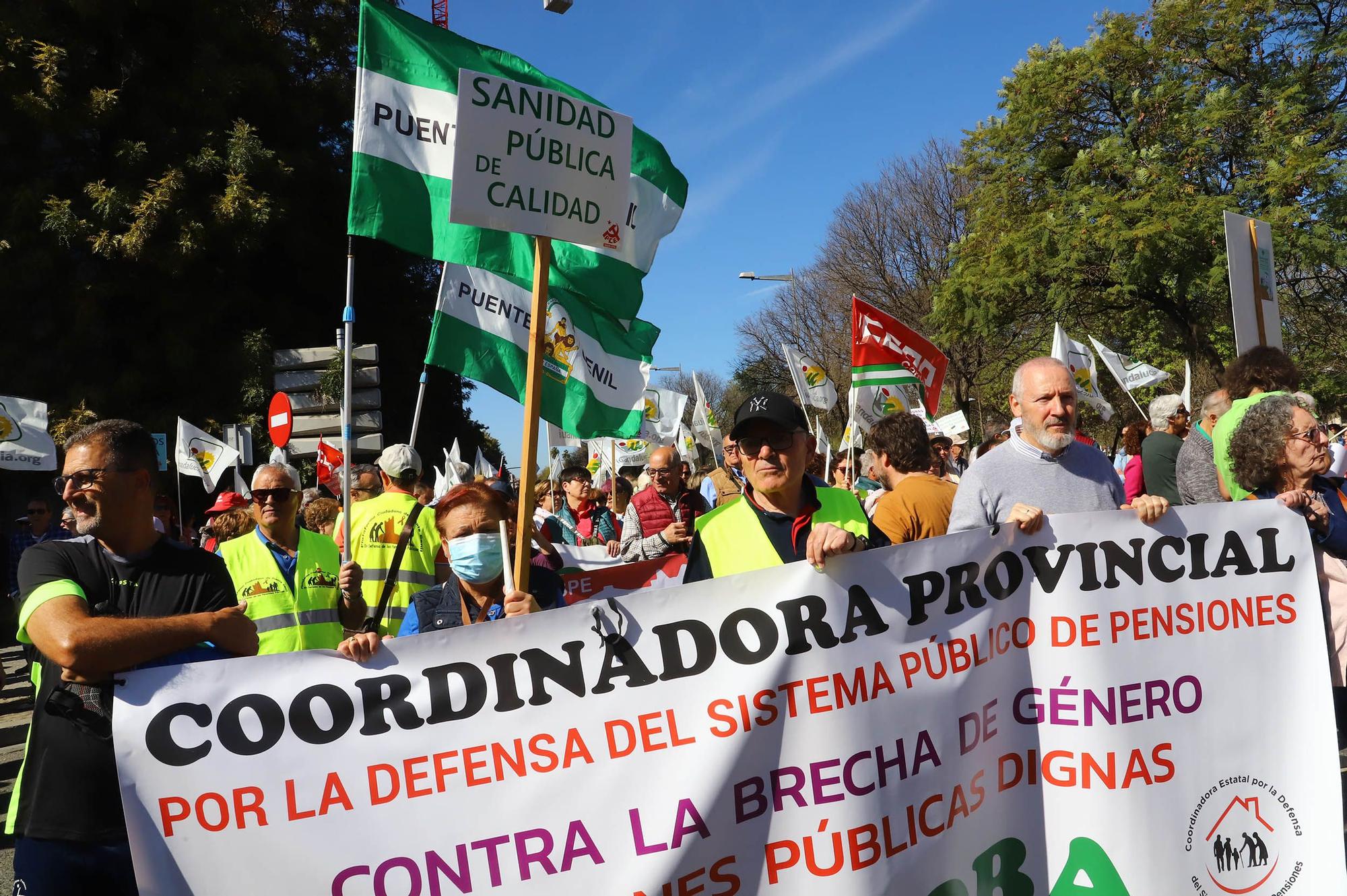 Manifestación en defensa de la sanidad pública