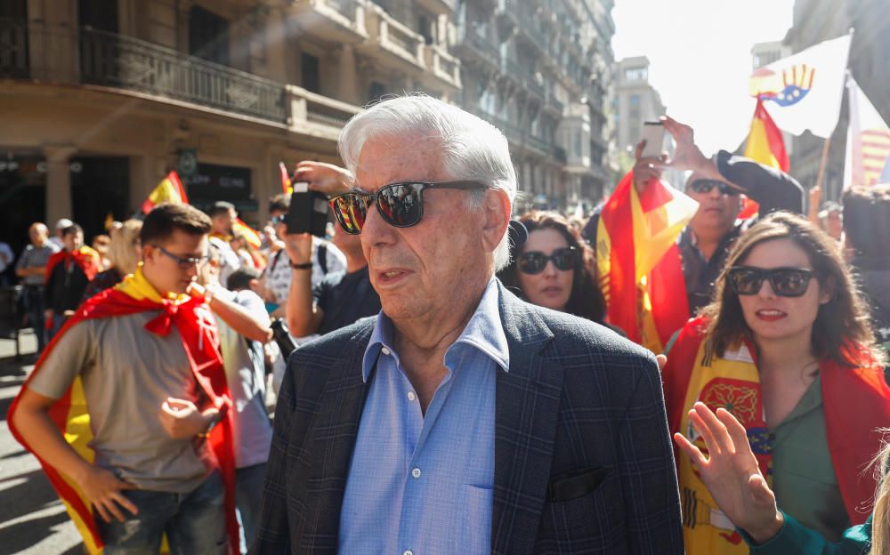 Manifestación en Barcelona por la unidad de España