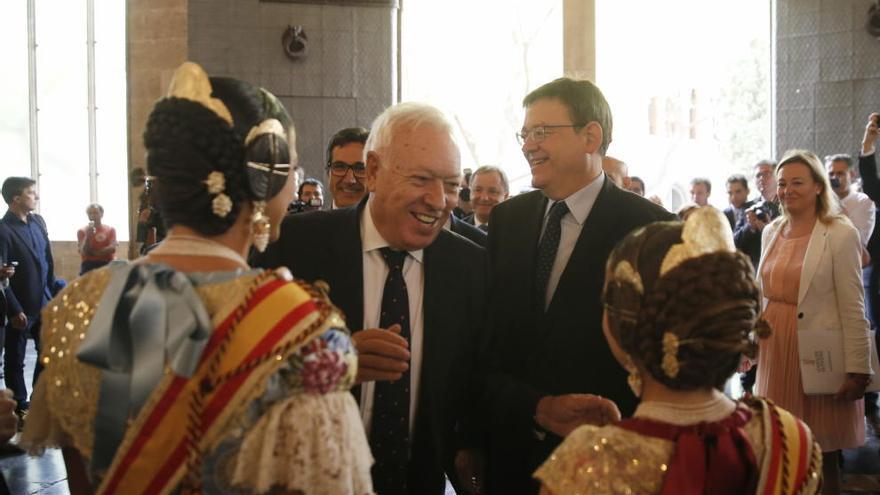 Puig, y el ministro de Exteriores, Jose Manuel García-Margallo