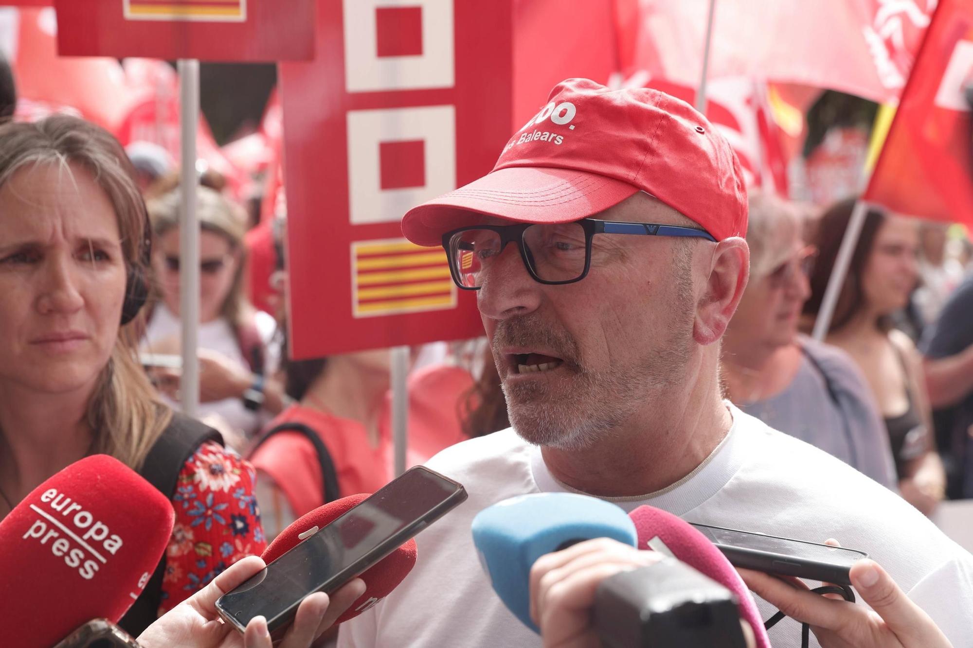 Manifestación del Día del Trabajador en Palma