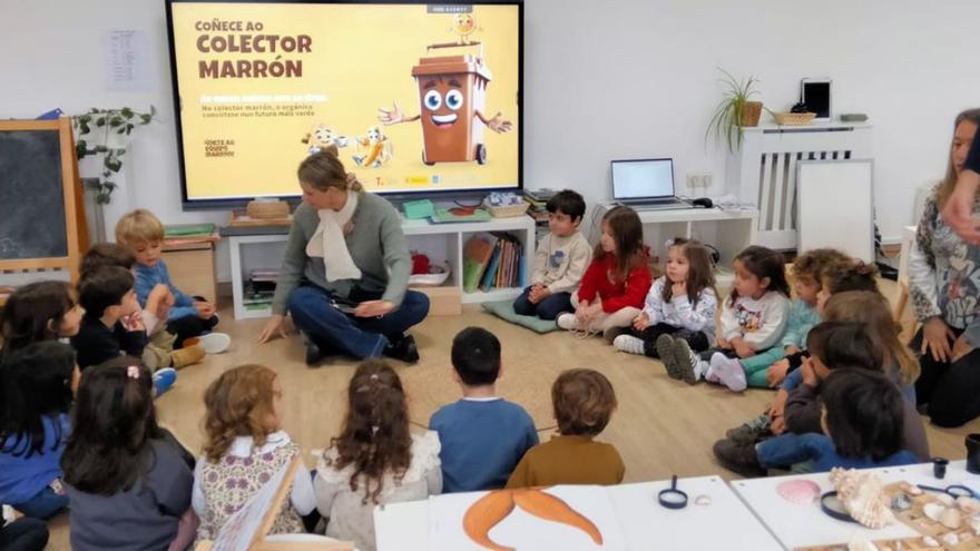 Taller en un centro educativo del municipio.