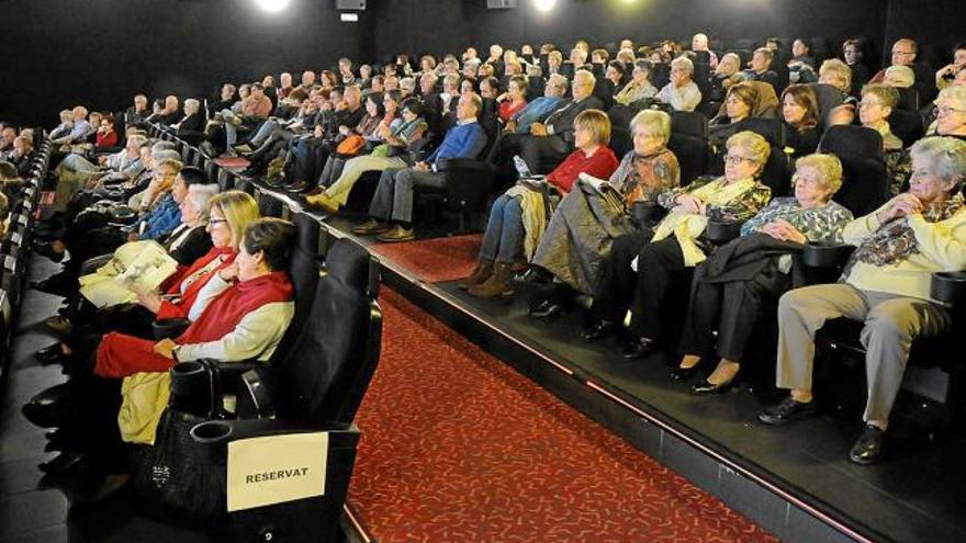 La sala del multicines Bages Centre on es va fer la projecció va presentar una bona entrada