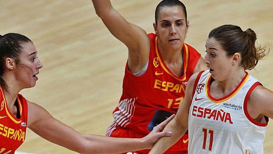 La selección española, en La Fonteta