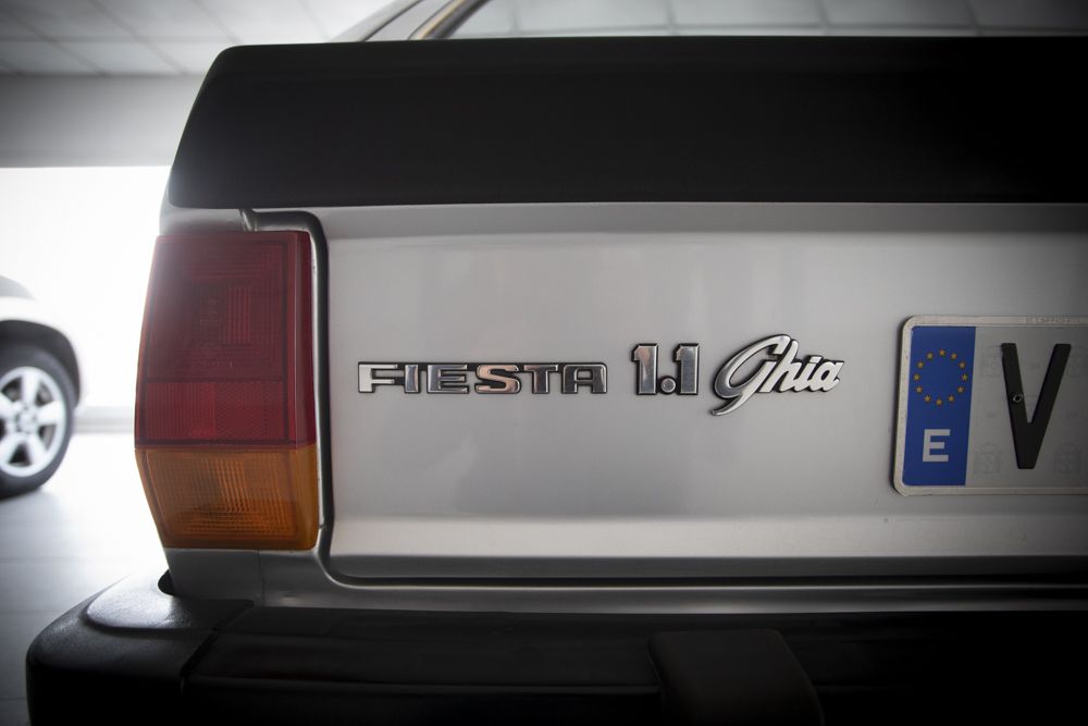 Así era el primer modelo del mítico Ford Fiesta de 1976.