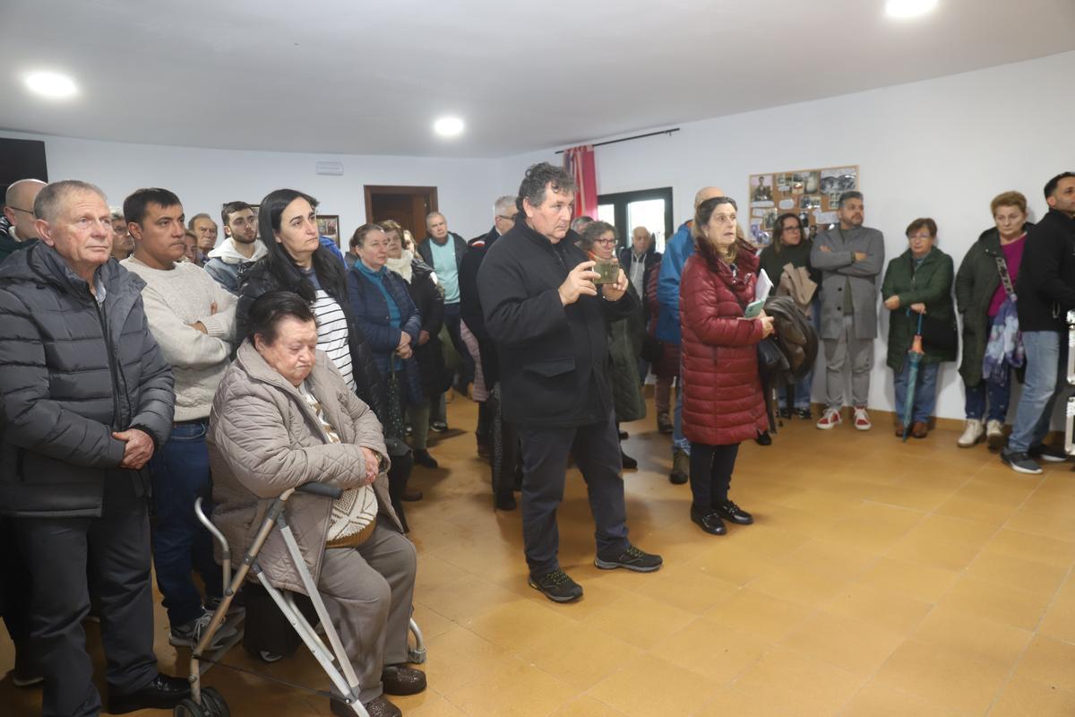 Asistentes ao acto celebrado este sábado na Estrada.