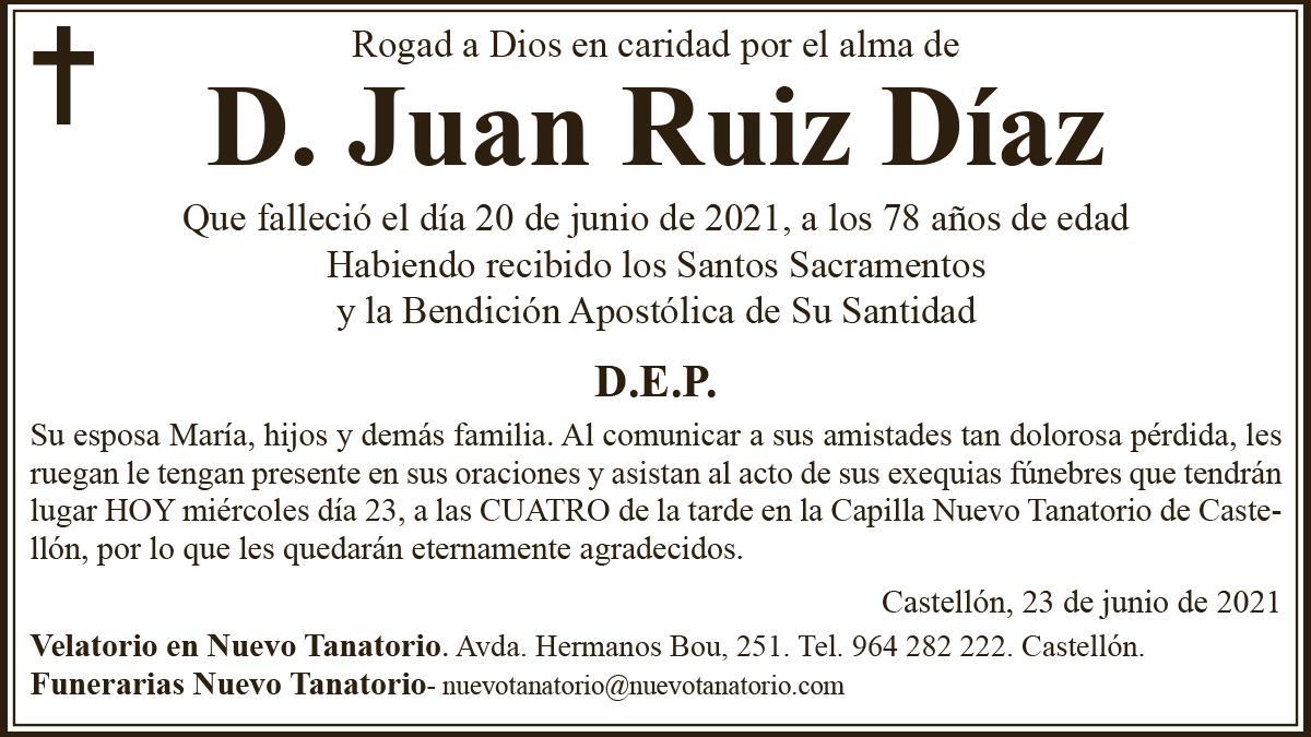 D. Juan Ruiz Díaz