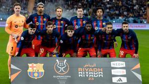 El 11 del Barça ante el Betis en la Supercopa de Riad
