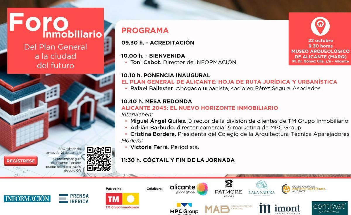 El cartel anunciador de la jornada del 22 de octubre en el Museo Arqueológico de Alicante.