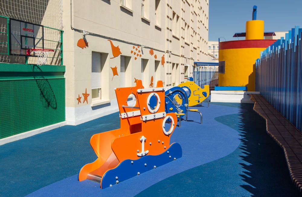 El Hospital General de Alicante crea un parque infantil para los menores ingresados