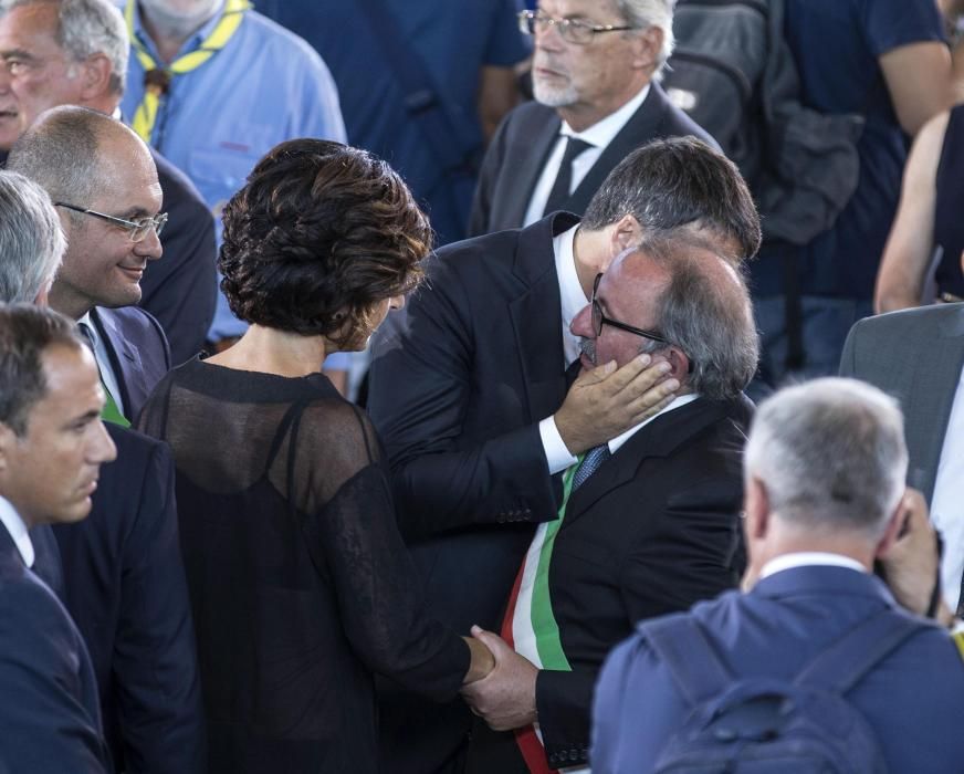 Funeral por las víctimas del terremoto de Italia