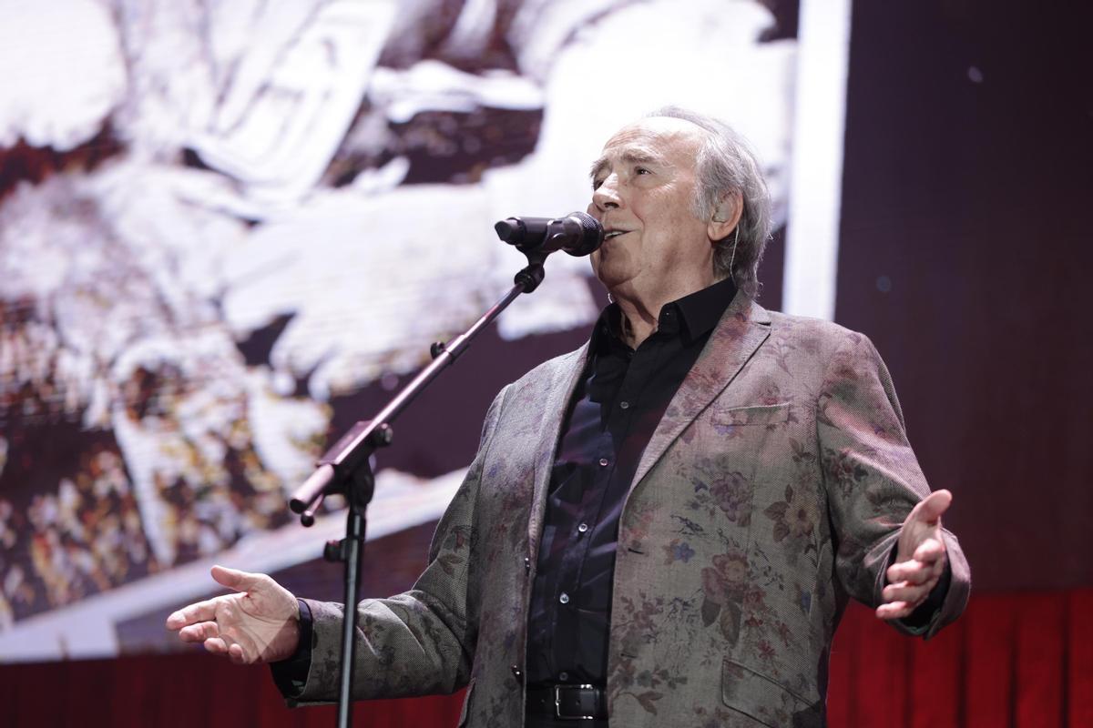 Serrat empieza la despedida en el Palau Sant Jordi.