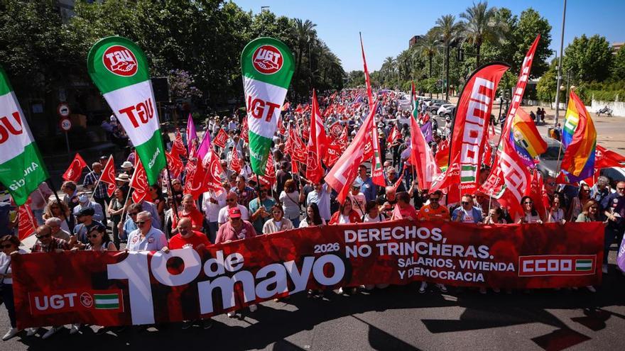 La manifestación del 1° de Mayo en Córdoba