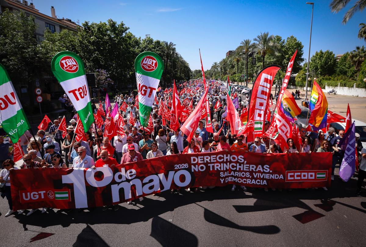 La manifestación del 1° de Mayo en Córdoba