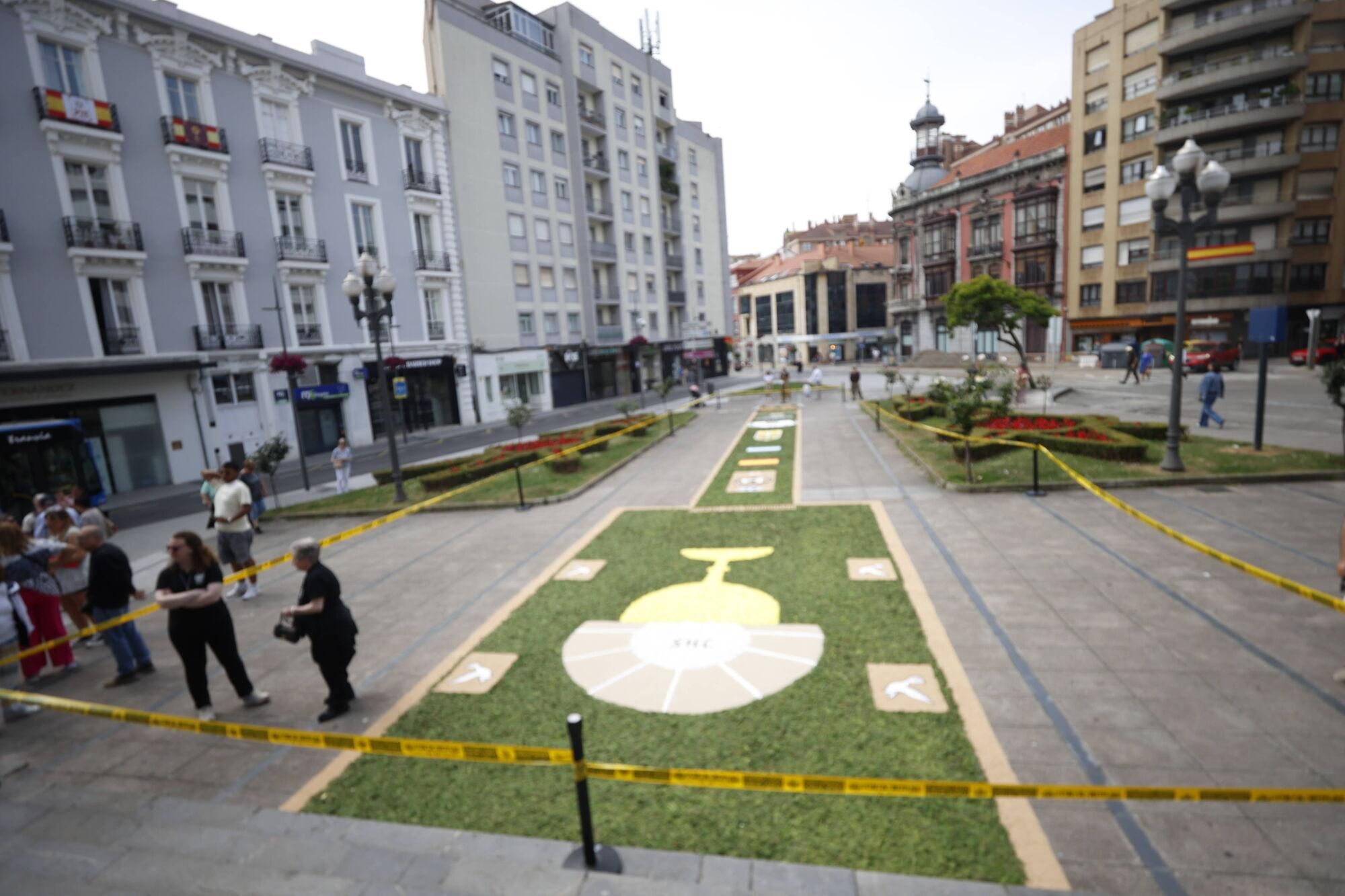 En imágenes: Así fue la celebración del Corpus Christi en Avilés