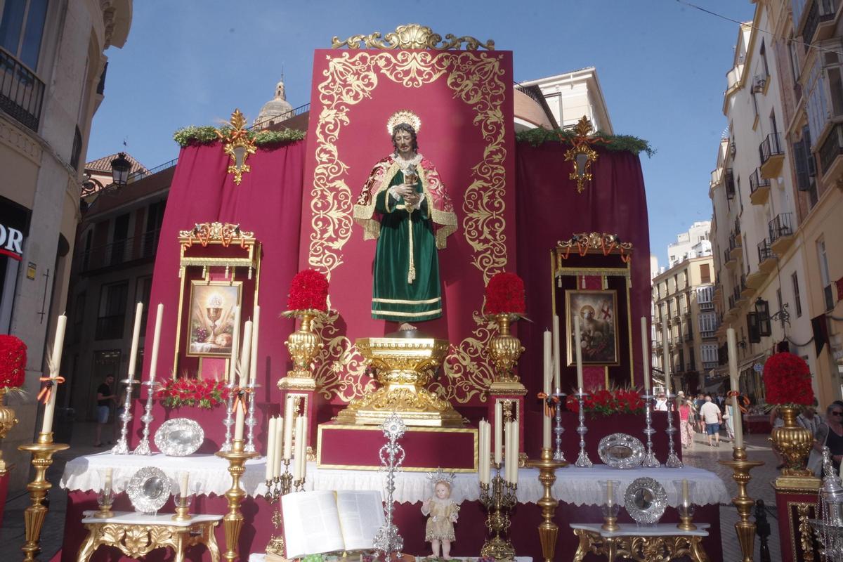 Imágenes del Corpus Christi en Málaga 2026