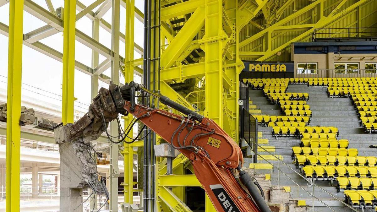 Galería | Así se encuentra el Estadio de La Cerámica en plenas obras