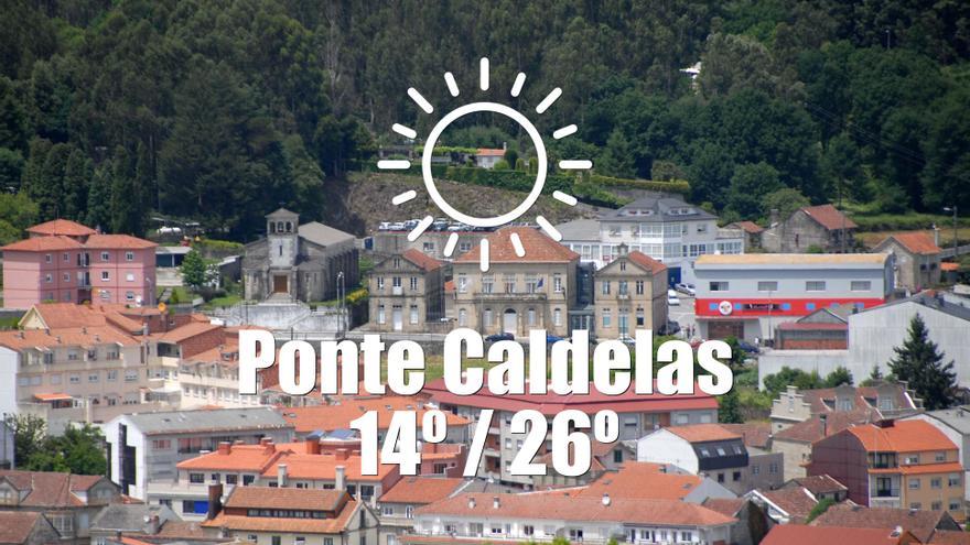 El tiempo en Ponte Caldelas: previsión meteorológica para hoy, sábado 11 de octubre