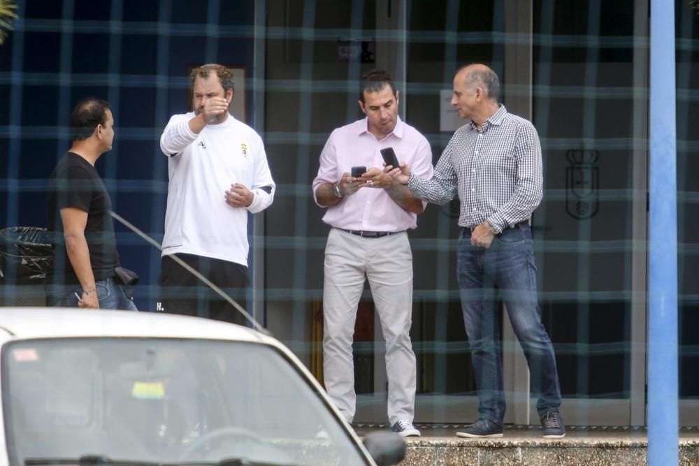 Entrenamiento del Real Oviedo, viernes