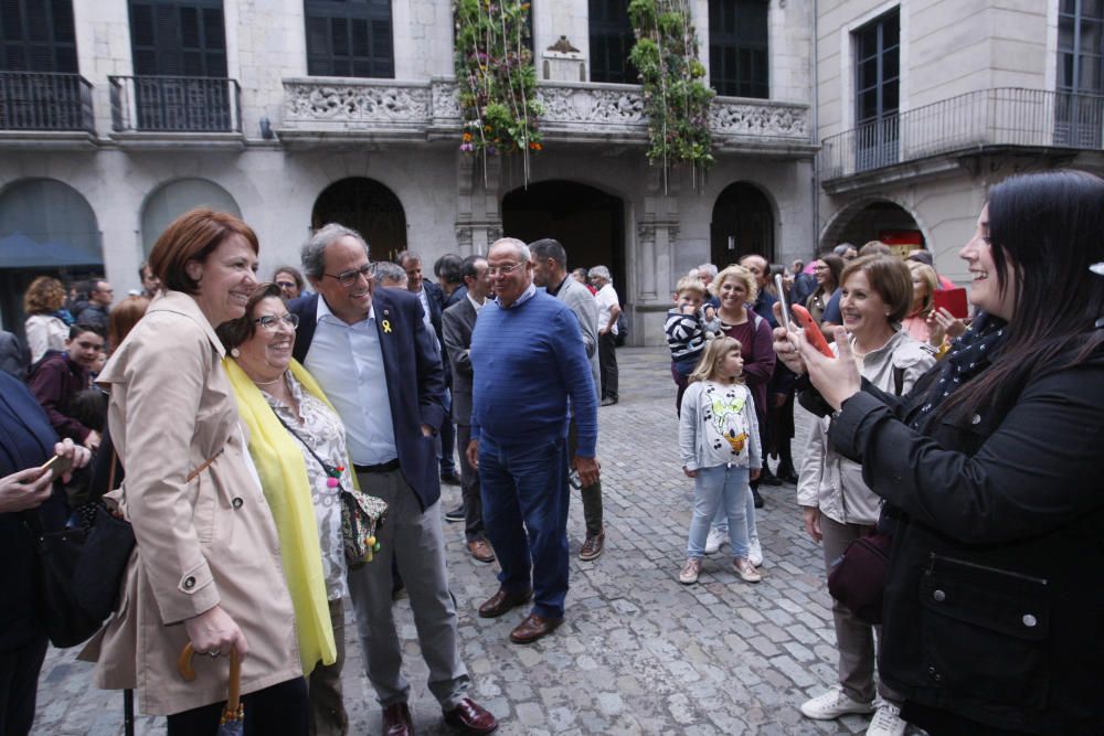 Quim Torra, a Girona per Temps de Flors