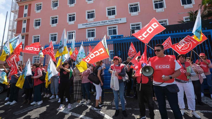 Los trabajadores del Hogar Santa Rita exigen la dimisión del director gerente