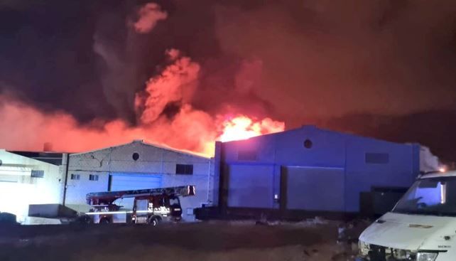 Incendio en naves de Santa Cruz de Tenerife