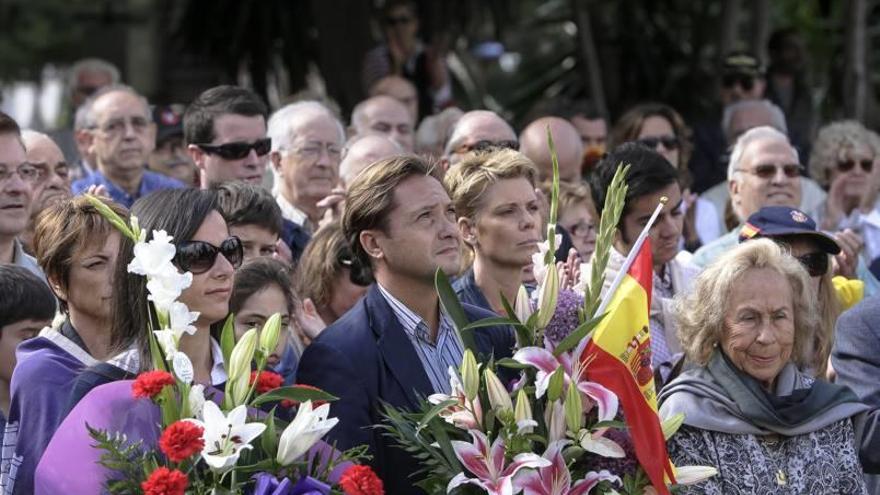 Concentración en defensa del monolito celebrada el año pasado.