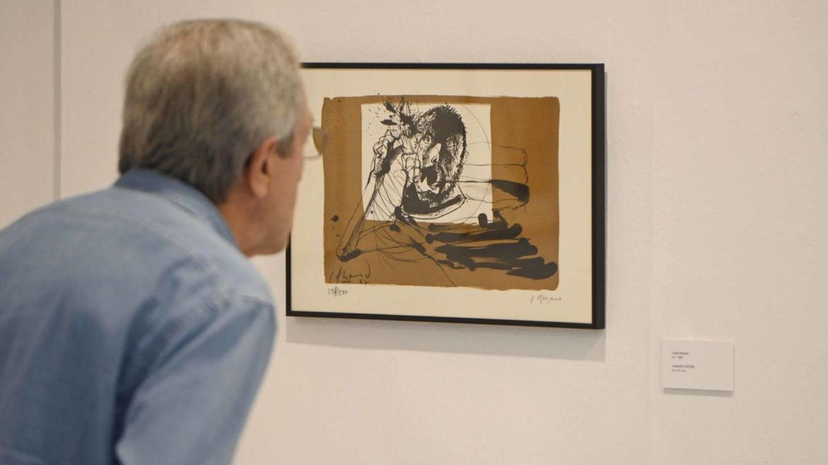 Una de las obras de la muestra.