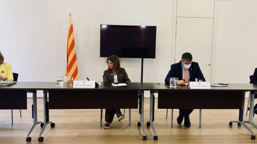 La reunió celebrada al Palau de la Generalitat