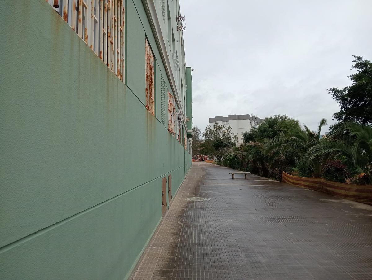 Calle en donde se produjeron los robos.