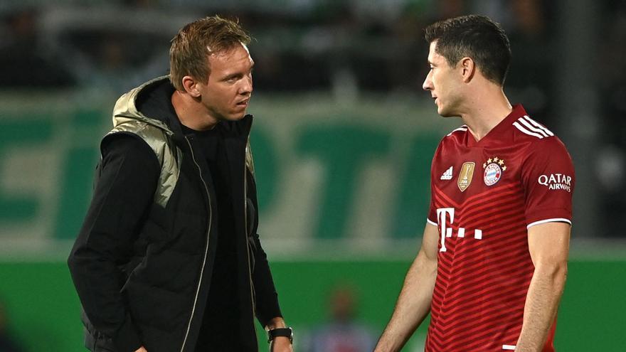 Nagelsmann, sobre el futuro de Lewandowski: "Preguntadle al jugador"