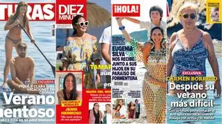 Noticias del corazón: Piqué y Clara Chía en sus vacaciones más tormentosas, Tamara Falcó e Iñigo no pueden ser padres...todo en las portadas de hoy