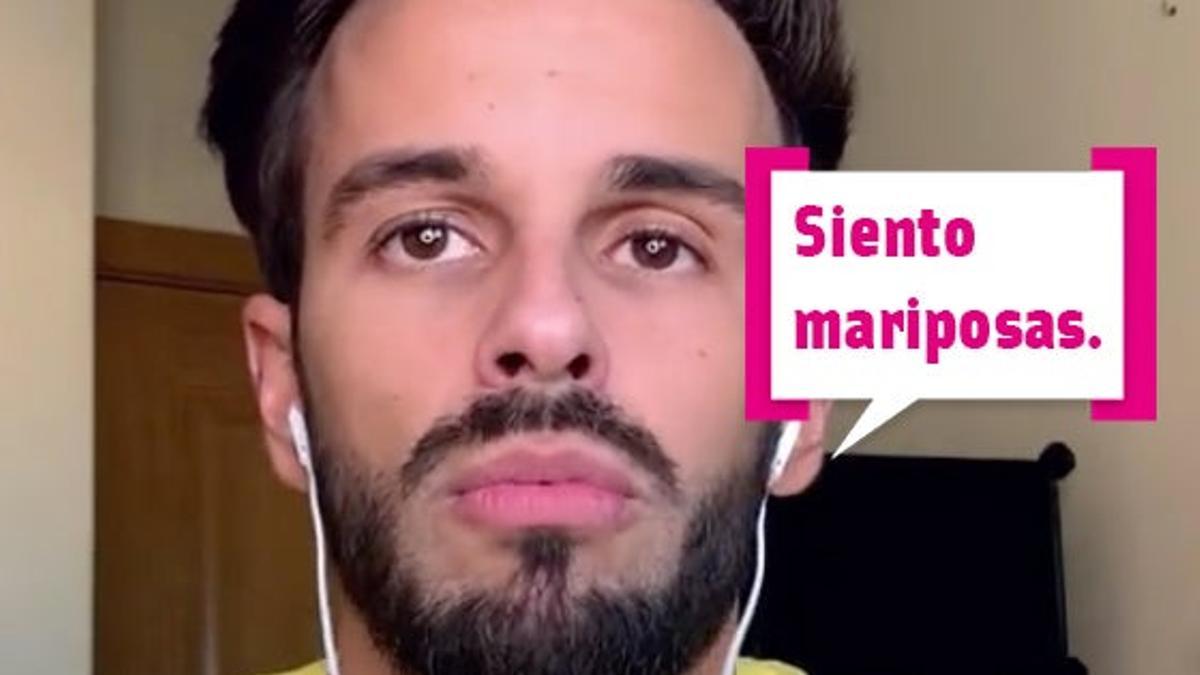 Cristian ATM con bocadillo: "Siento mariposas"