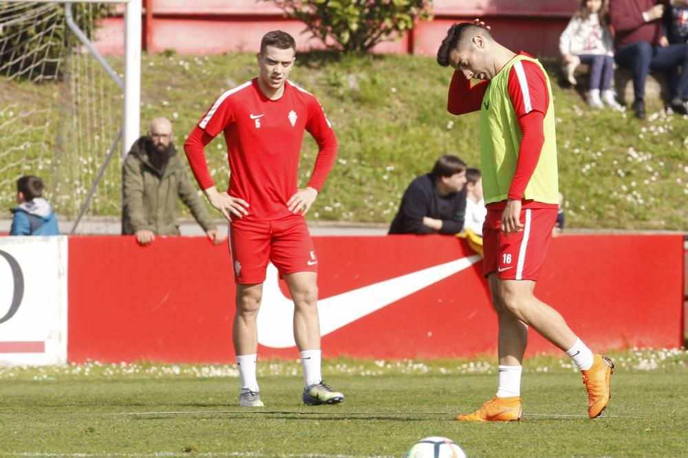 Entrenamiento del Sporting