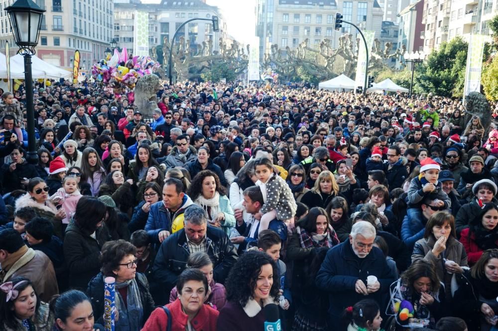 Celebración anticipada de Año Nuevo en Vilagarcía