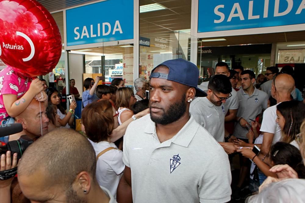 Visita del Sporting a la Feria