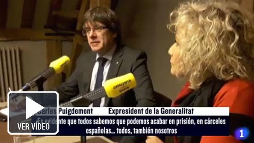 Puigdemont con música de &#039;El Exorcista&#039; en Informe Semanal