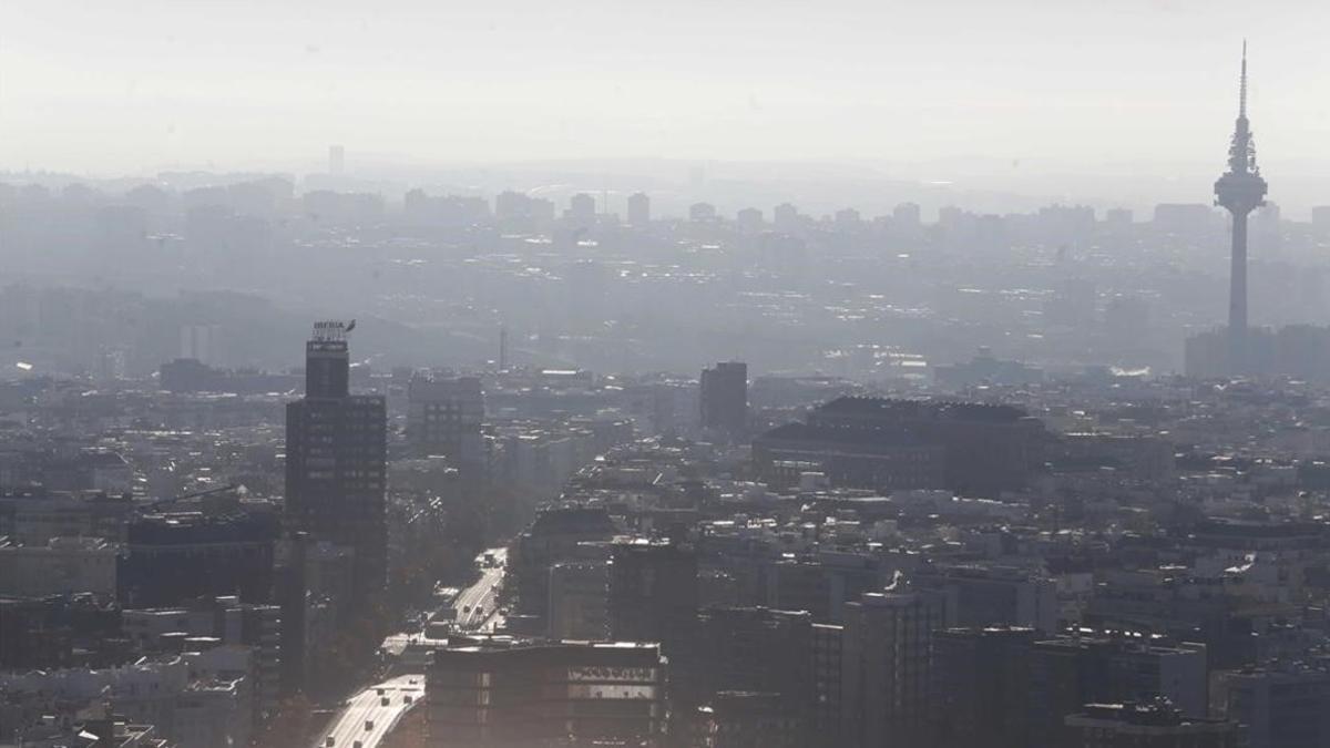 Contaminación en Madrid.