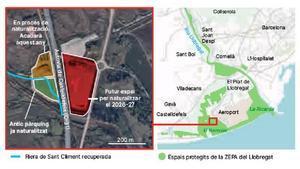 Aena enderroca pàrquings i renaturalitza espais per desbloquejar l’ampliació del Prat