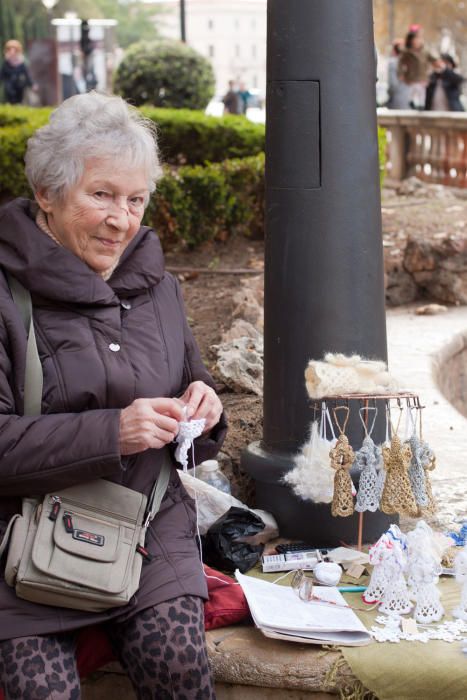 La abuelita búlgara que teje ángeles en Palma