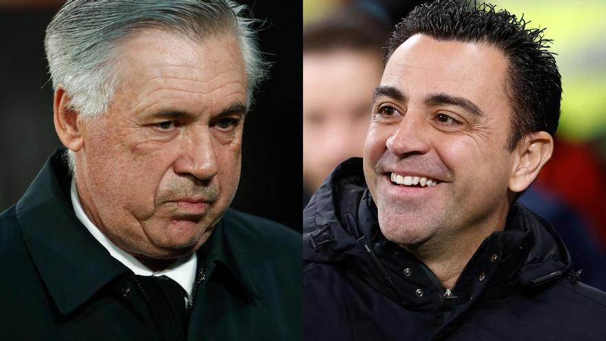 Xavi y Ancelotti llegan ‘llorados’ al ‘clásico’: sí hablan de los árbitros y no les sancionan