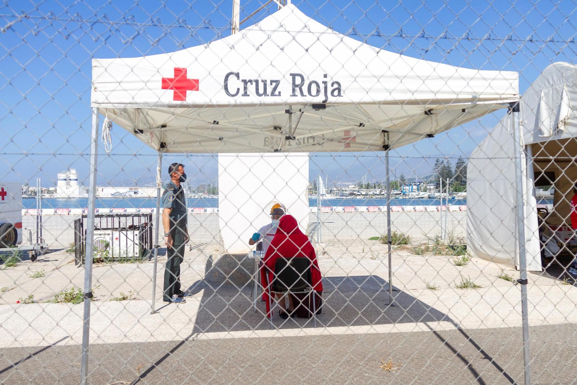 Puesto de la Cruz Roja en Motril