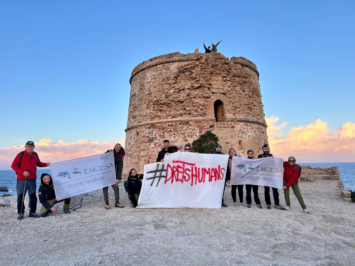 Una imagen de la torre de Aubarca, en Artà, este sábado.