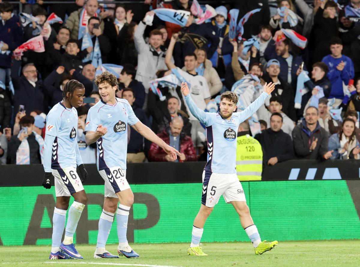 Así fue el partido Celta de Vigo - Rayo Vallecano en imágenes